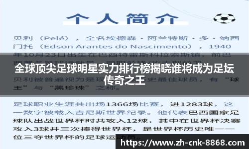 全球顶尖足球明星实力排行榜揭晓谁将成为足坛传奇之王